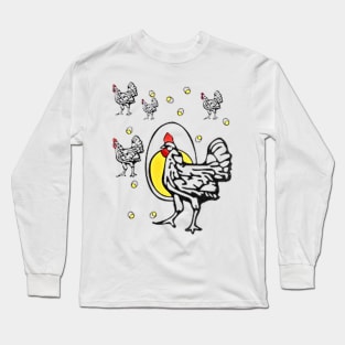 Roseanne chicken funny tv show Long Sleeve T-Shirt